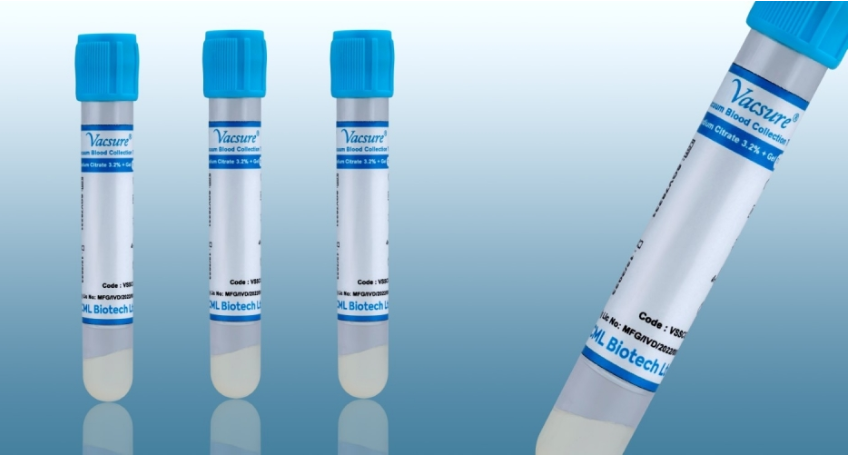 Vacsure Vacuum Blood Collection Tubes - Sodium Citrate 3.2% +Gel Vacsure Vacuum Blood Collection Tubes - Sodium Citrate 3.2% +Gel