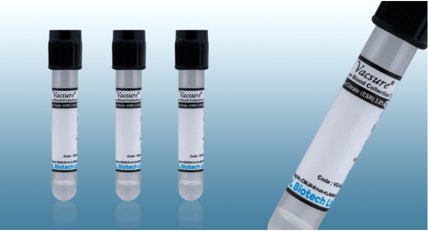 Vacsure Vacuum Blood Collection Tubes - Sodiumcitrate 3.8% Vacsure Vacuum Blood Collection Tubes - Sodiumcitrate 3.8%