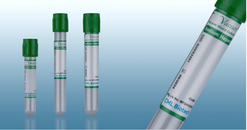Vacsure Vacuum Blood Collection Tubes - Sodium Heparin Vacsure Vacuum Blood Collection Tubes - Sodium Heparin
