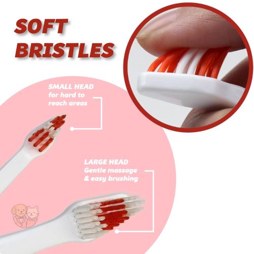 Soft Bristle Toothbrush for Pets โ Gentle Oral Care for Dogs & Cats Soft Bristle Toothbrush for Pets โ Gentle Oral Care for Dogs & Cats