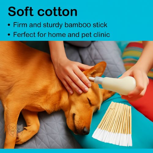 Soft Cotton Ear Buds for Pets โ Gentle & Safe Ear Cleaning Swabs for Dogs & Cats Soft Cotton Ear Buds for Pets โ Gentle & Safe Ear Cleaning Swabs for Dogs & Cats