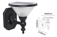 PUNCH wall solar garden light HEAVY DUTY