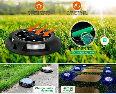Buried New Ground Light Solar Led Solar Landscape Light, Waterproof Wall Lamp Buried New Ground Light Solar Led Solar Landscape Light, Waterproof Wall Lamp
