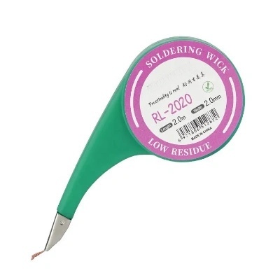 Solder Wick Copper Wire | 2.0mm x 2.0m Desoldering Wick for PCB & Mobile Repair - Fast Solder Removal Solder Wick Copper Wire | 2.0mm x 2.0m Desoldering Wick for PCB & Mobile Repair - Fast Solder Removal