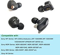 Sony Silicone Ear Tips (4 Pairs) – Compatible with WF-C500, LinkBuds S, WF-1000XM4, WF-1000XM5, WF-C700N, WF-SP800N, WF-XB700 – Soft Replacement Earbud Tips for Secure & Comfortable Fit Sony Silicone Ear Tips (4 Pairs) – Compatible with WF-C500, LinkBuds S, WF-1000XM4, WF-1000XM5, WF-C700N, WF-SP800N, WF-XB700 – Soft Replacement Earbud Tips for Secure & Comfortable Fit