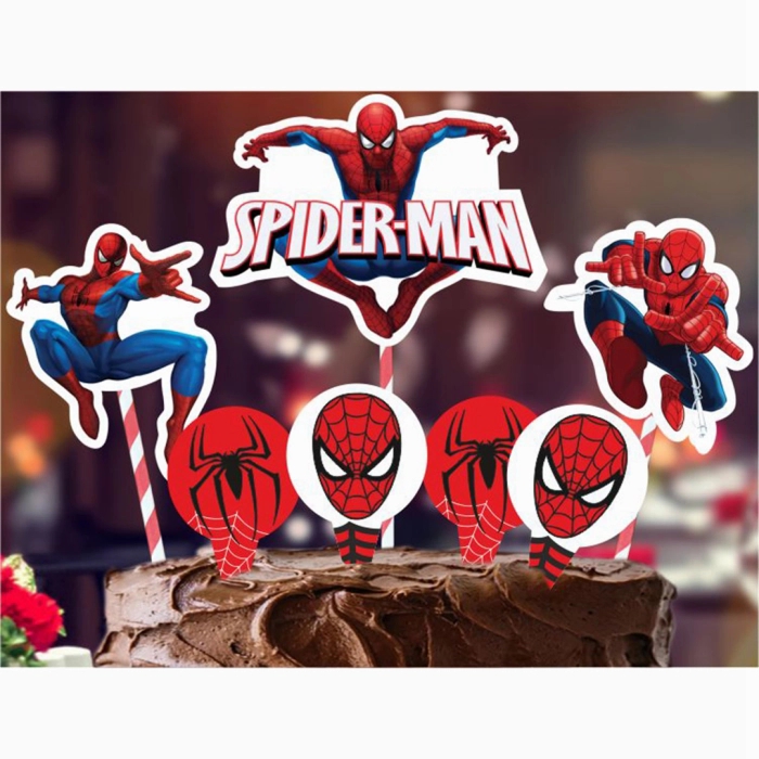 Spiderman Decora Theme Topper Spiderman Decora Theme Topper