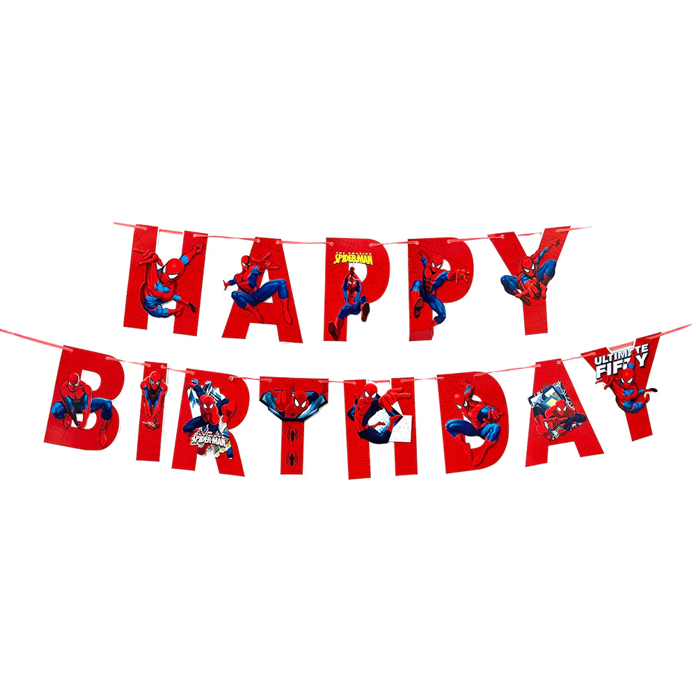Spiderman HBD Banner