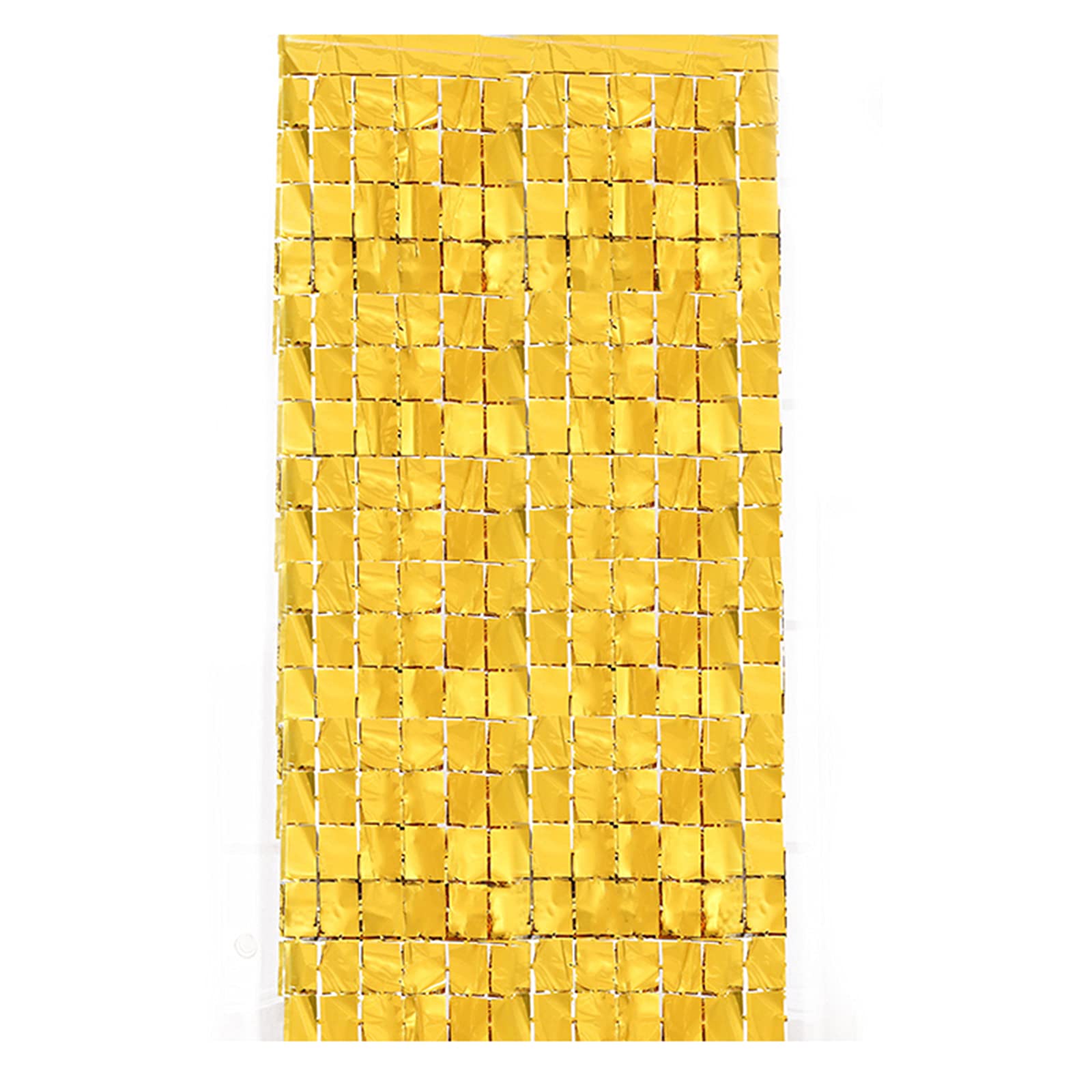 Square Foil Curtain Gold | (3x6 Feet) Square Foil Curtain Gold | (3x6 Feet)