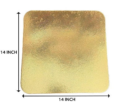 Qson  Cake Board 14 Square Gold