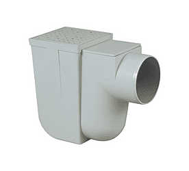 Square Gully Trap(IP), 110 mm, 4"(Inch), Supreme S.W.R Pipes & Fittings 