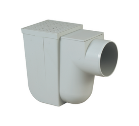 Square Gully Trap(IP), 110 mm, 4"(Inch), Supreme S.W.R Pipes & Fittings 