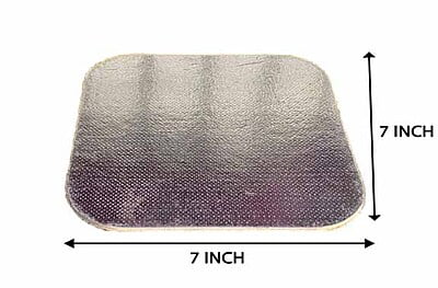 Qson Cake Board 7 Square Silver