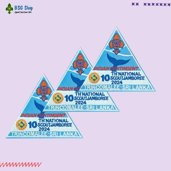 10th Srilanka National Jamboree Badge 10th Srilanka National Jamboree Badge