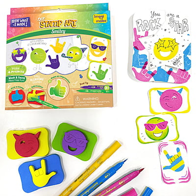Stamp Art Smiley
