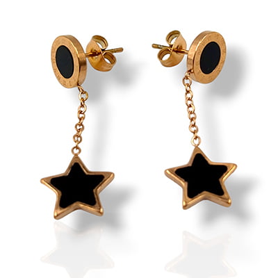 Anti-Tarnish Star Drop Earrings Anti-Tarnish Star Drop Earrings
