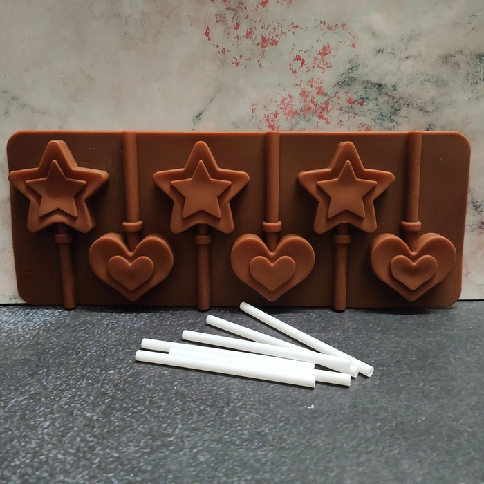 Star/Heart Lollipop Mould Star/Heart Lollipop Mould