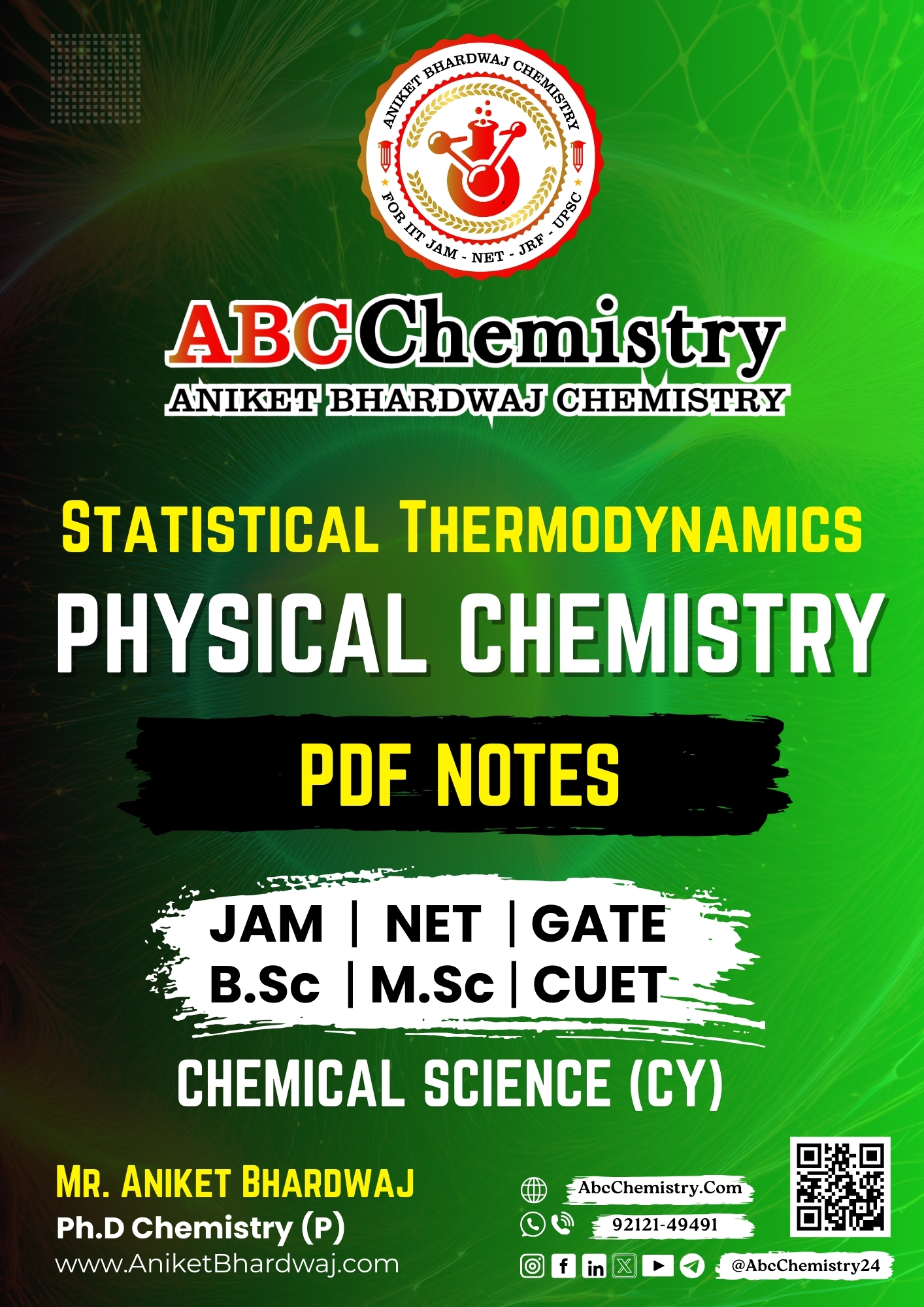 Statistical Thermodynamics Study Material