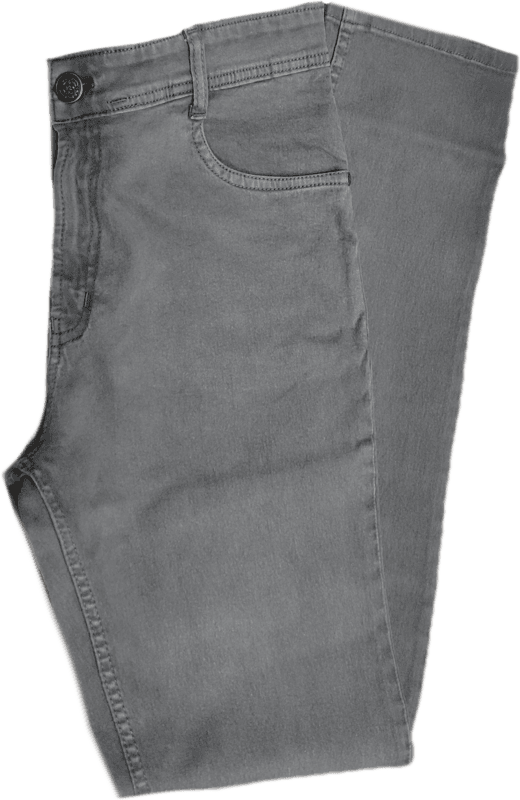 Steel Gray Plain Jeans