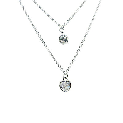 Layered Chain - Stone Heart Layered Chain - Stone Heart