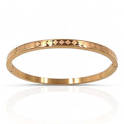 Anti Tarnish Squares Embellished Bracelet