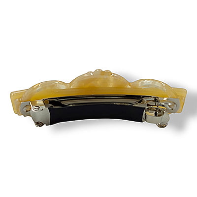 Stylish Belt Yellowish Brown French Barrette