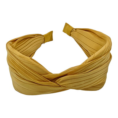 Stylish Dark Gold Plain Knotted Headband Stylish Dark Gold Plain Knotted Headband