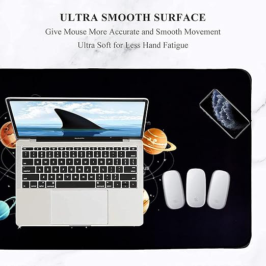 Sublimation Printed Mouse Pad XXL with Non-Slip Rubber Base Computer & Desk - 60 x 30 x 0.2 cm - Solar System Sublimation Printed Mouse Pad XXL with Non-Slip Rubber Base Computer & Desk - 60 x 30 x 0.2 cm - Solar System