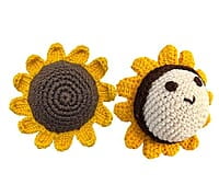 Crochet Sunflower Rattle