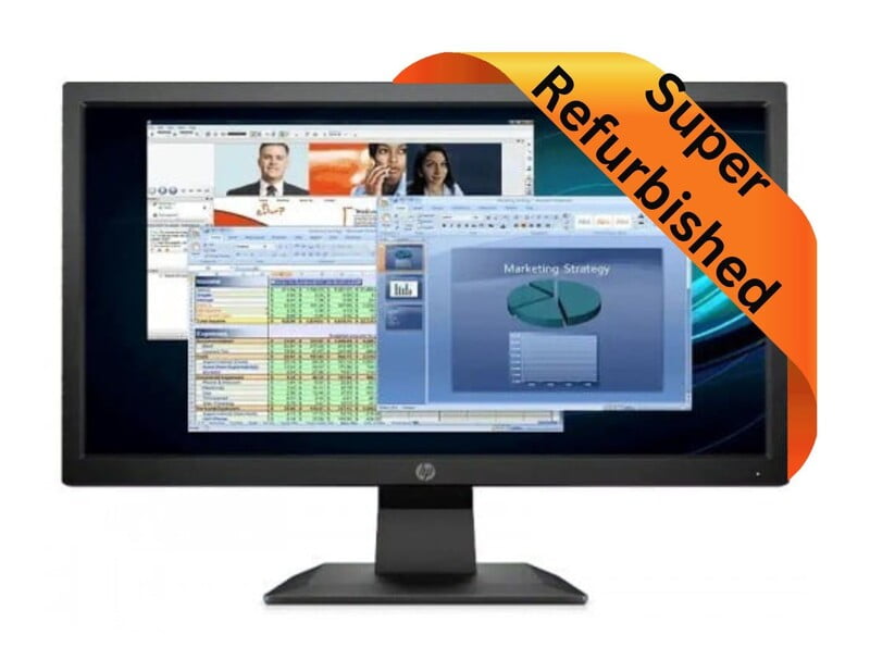 HP Monitor 19.5 inch, HD+, LED Backlit TN Panel (P204V -5RD66AA- Refurbished) HP Monitor 19.5 inch, HD+, LED Backlit TN Panel (P204V -5RD66AA- Refurbished)