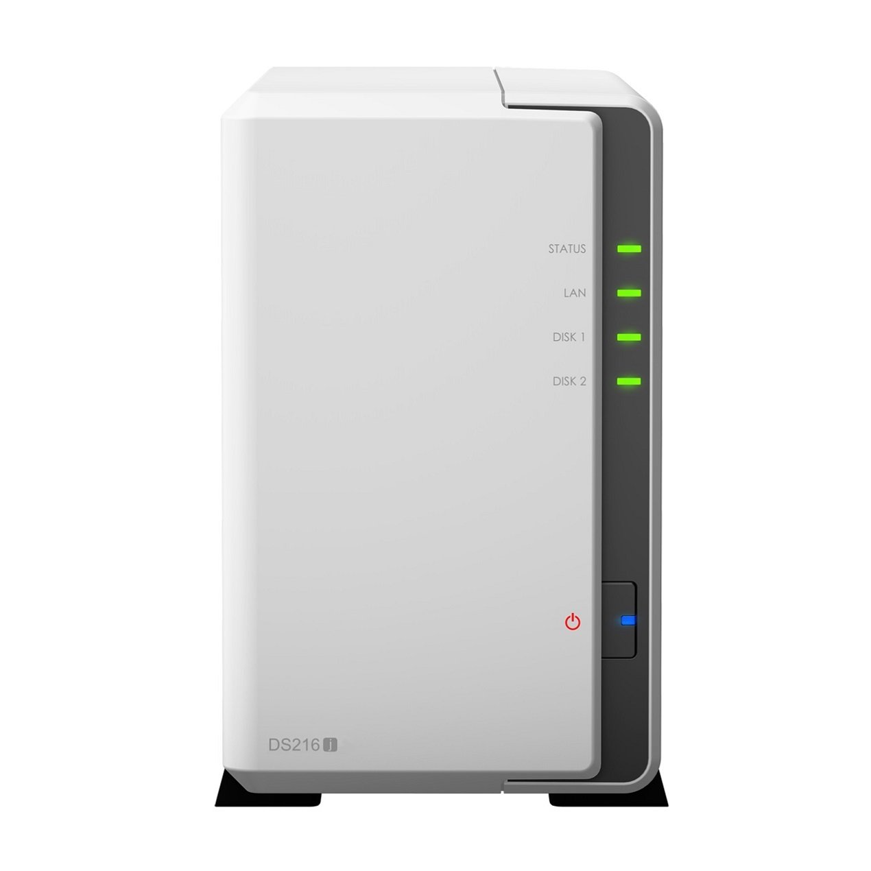 Synology DiskStation DS223J 2-Bay Network Attached Storage Enclosure Drive - White Synology DiskStation DS223J 2-Bay Network Attached Storage Enclosure Drive - White