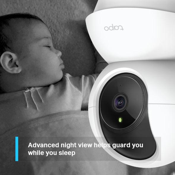 TP-Link Tapo TC70 2MP 1080P Indoor PT Smart WiFi Camera, 360 View, Works with Alexa & Google Home, 2-Way Audio, Night Vision, SD Storage TP-Link Tapo TC70 2MP 1080P Indoor PT Smart WiFi Camera, 360 View, Works with Alexa & Google Home, 2-Way Audio, Night Vision, SD Storage