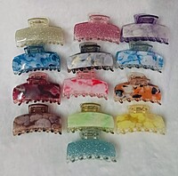 EMPERIA (5 pcs) Hair Clips for Women & Girls - Clutcher Clutches Claw Clip Accessories - Random Colours - Stylish, Fashional