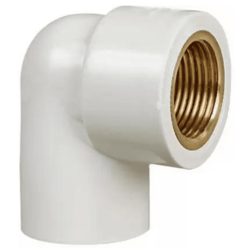 TH. Elbow (Brass), 25mm, 1(Inch), Supreme Aqua Gold uPVC High Pressure Plumbing System