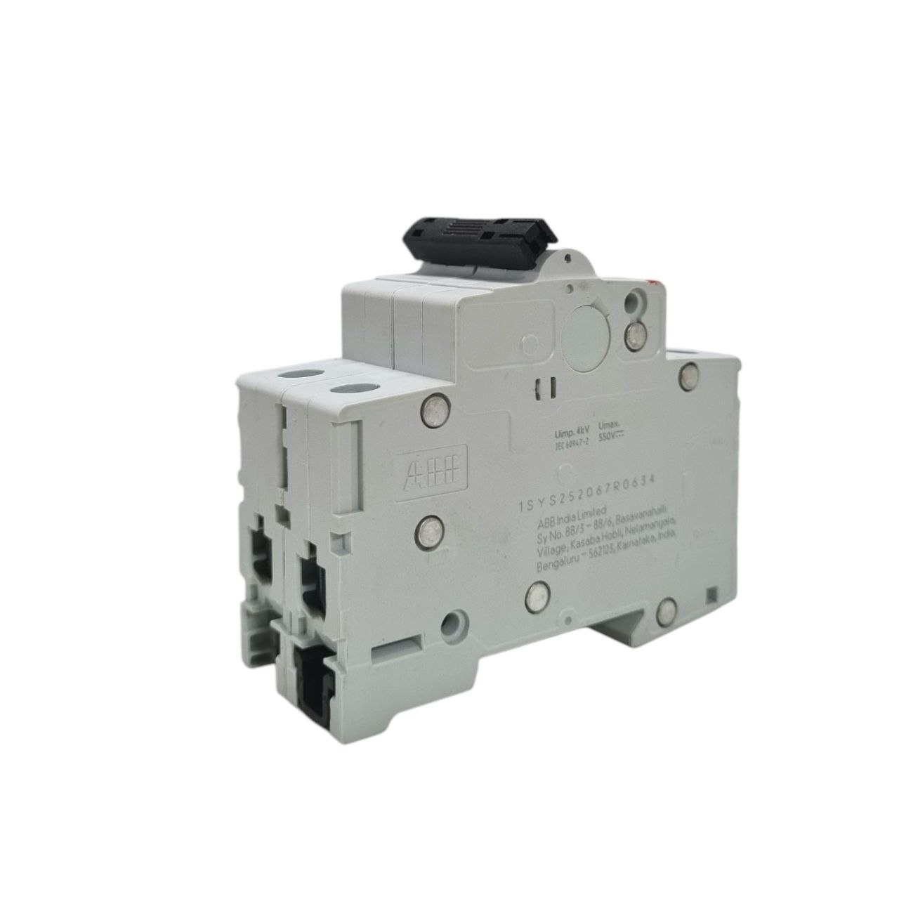 ABB 63A 2-Pole DC MCB – 500V Solar Application ABB 63A 2-Pole DC MCB – 500V Solar Application