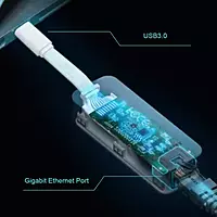 TP-Link UE300C USB Type-C to RJ45 Gigabit Ethernet Network Adapter/RJ45 LAN Wired Adapter for Ultrabook, Chromebook, Laptop, Desktop, Plug & Play, USB 3.0 (White) TP-Link UE300C USB Type-C to RJ45 Gigabit Ethernet Network Adapter/RJ45 LAN Wired Adapter for Ultrabook, Chromebook, Laptop, Desktop, Plug & Play, USB 3.0 (White)