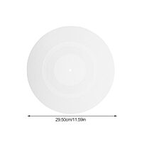 Turntable Platter LP - Silicone Rubber Mat - White - TP-SRMW Turntable Platter LP - Silicone Rubber Mat - White - TP-SRMW