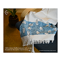 Cotton Waffle Bath Towel - Itsy Ally Muted Pack (Pack of 2)