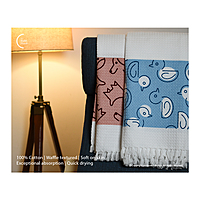 Cotton Waffle Bath Towel - Itsy Ally Muted Pack (Pack of 2)
