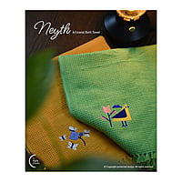 Neyth - Artisanal Cotton Bath Towel (Chirp)