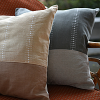 Cushion Cover - Parallel Hues Coffee Stain Cushion Cover - Parallel Hues Coffee Stain