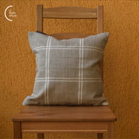 Cushion Cover - Parallel Hues Grid Illusion Cushion Cover - Parallel Hues Grid Illusion