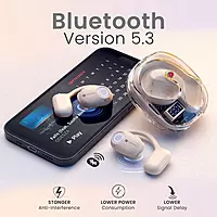 Portronics Harmonics Twins 30 Over-Ear Smart Wireless Earbuds Lightweight (Beige) Portronics Harmonics Twins 30 Over-Ear Smart Wireless Earbuds Lightweight (Beige)