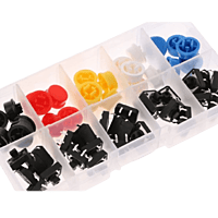 Tactile Push Button Switch Assorted Kit - 25 Pieces pack Tactile Push Button Switch Assorted Kit - 25 Pieces pack