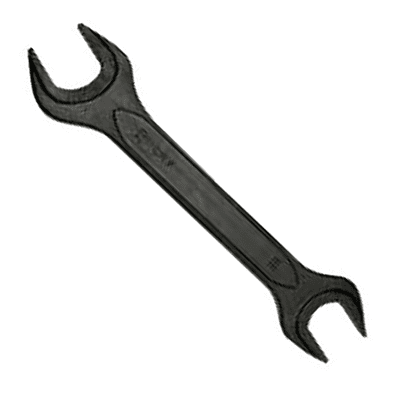 Taparia Double Ended Spanner (DER) 75 x 80 mm (Ribbed) - Phosphated