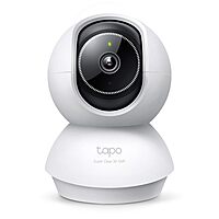 Tapo C230 Smart Pan/Tilt AI Home Security Wi-Fi Camera 3K 5MP 1620p, Two-Way Audio, Voice Control, Night Vision, Baby Crying Detection, Motion Tracking, Smart AI Detection and Notifications