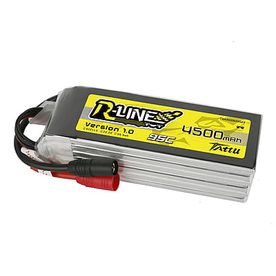 Tattu R-Line 4500mAh 95C 6S1P Lipo Battery Pack