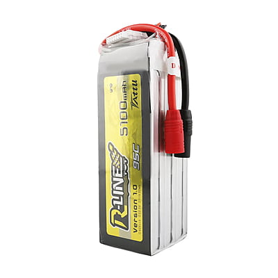 Tattu R-Line 22.2V 5100mAh 6S 95C FPV Lipo Battery Tattu R-Line 22.2V 5100mAh 6S 95C FPV Lipo Battery