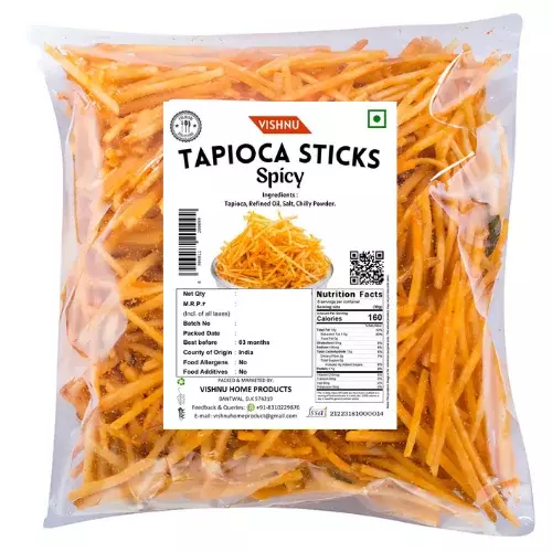 Vishnu Special Tapioca Sticks Spicy