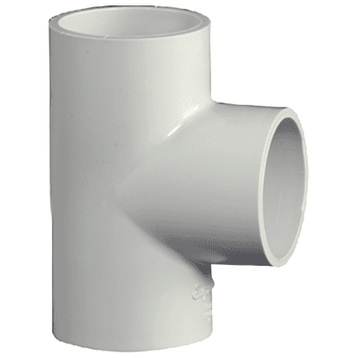 Tee (PVC), 50 mm, 1-1/2" Inch, 16 Kg, Agriculture PVC Fittings