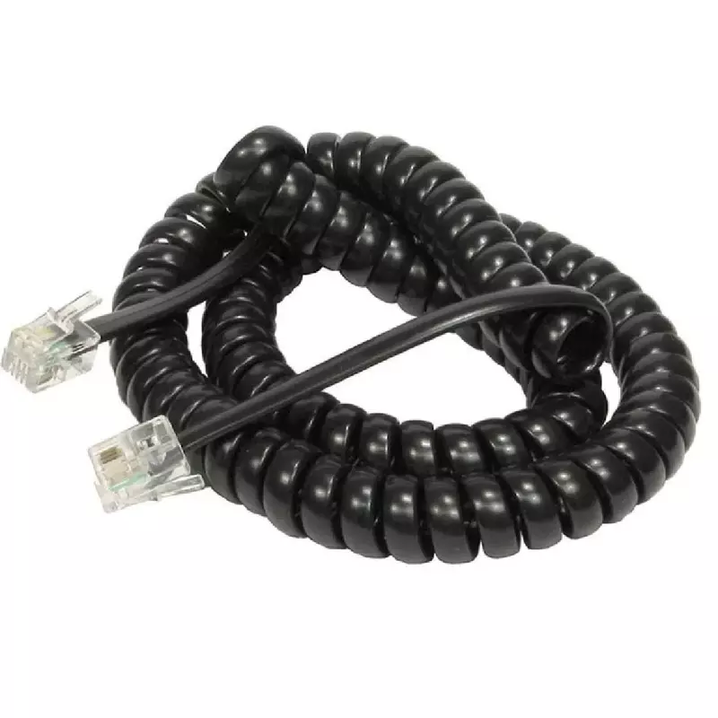 Telephone Extension Cable Landline Wire with Standard RJ-11 Plugs, High-Speed Internet Modem Cable - 1M Telephone Extension Cable Landline Wire with Standard RJ-11 Plugs, High-Speed Internet Modem Cable - 1M